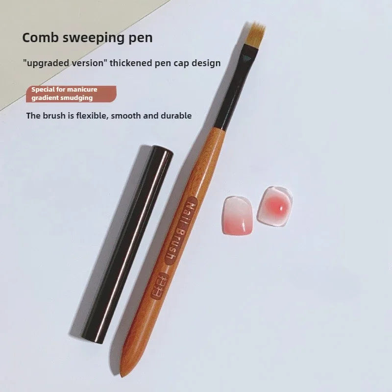 Ombre gel art brush