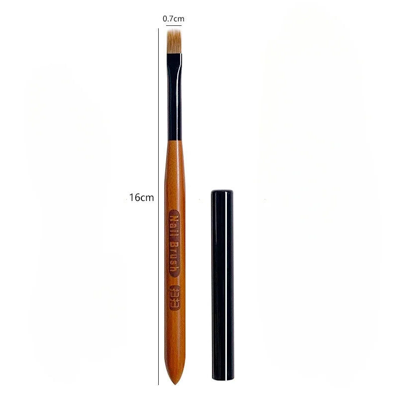 Ombre gel art brush