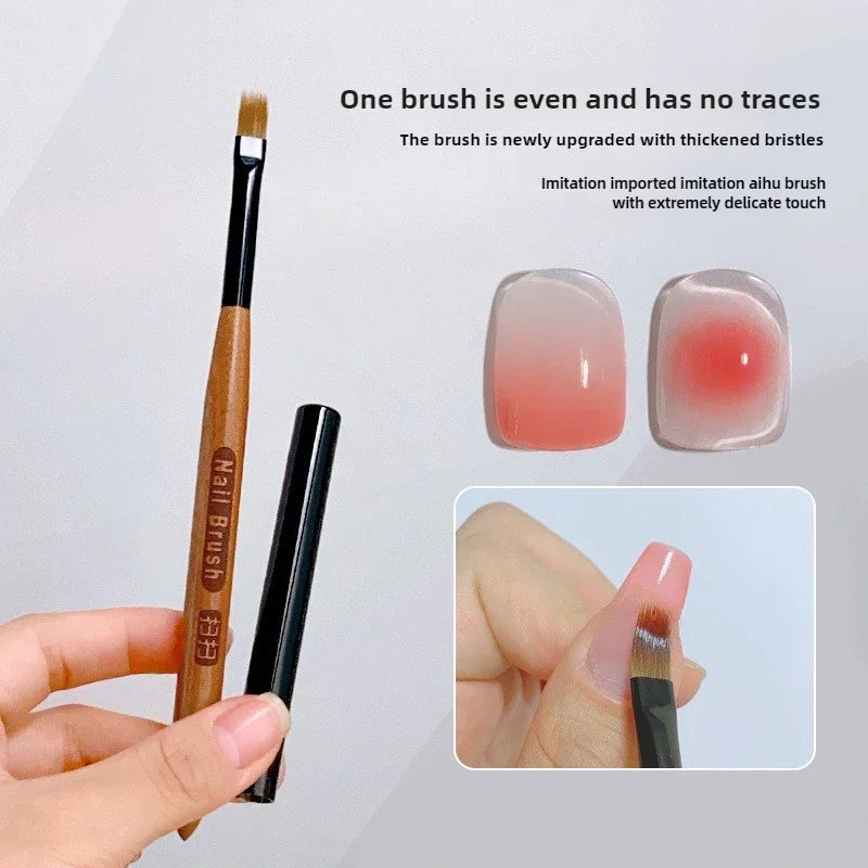 Ombre gel art brush