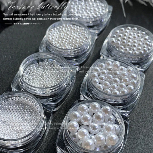 Nail pearl charms